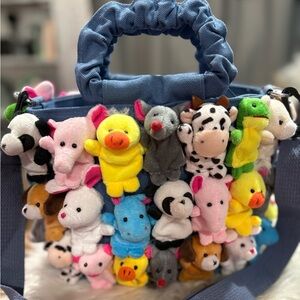 Custom made Animal Partay Charm Tote
